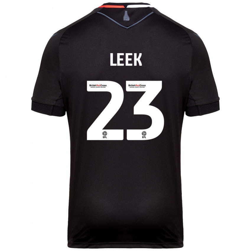 Kinderen Ellie Leek #23 Zwart Uitshirt Uittenue 2024/25 T-Shirt België