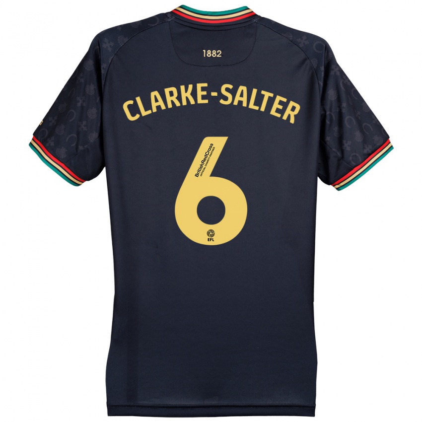 Kinderen Jake Clarke-Salter #6 Donker Marineblauw Uitshirt Uittenue 2024/25 T-Shirt België