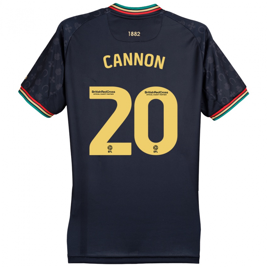 Kinderen Reggie Cannon #20 Donker Marineblauw Uitshirt Uittenue 2024/25 T-Shirt België