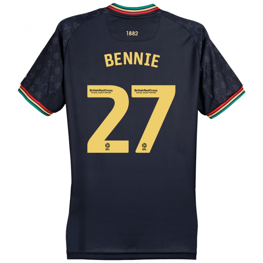 Kinderen Daniel Bennie #27 Donker Marineblauw Uitshirt Uittenue 2024/25 T-Shirt België