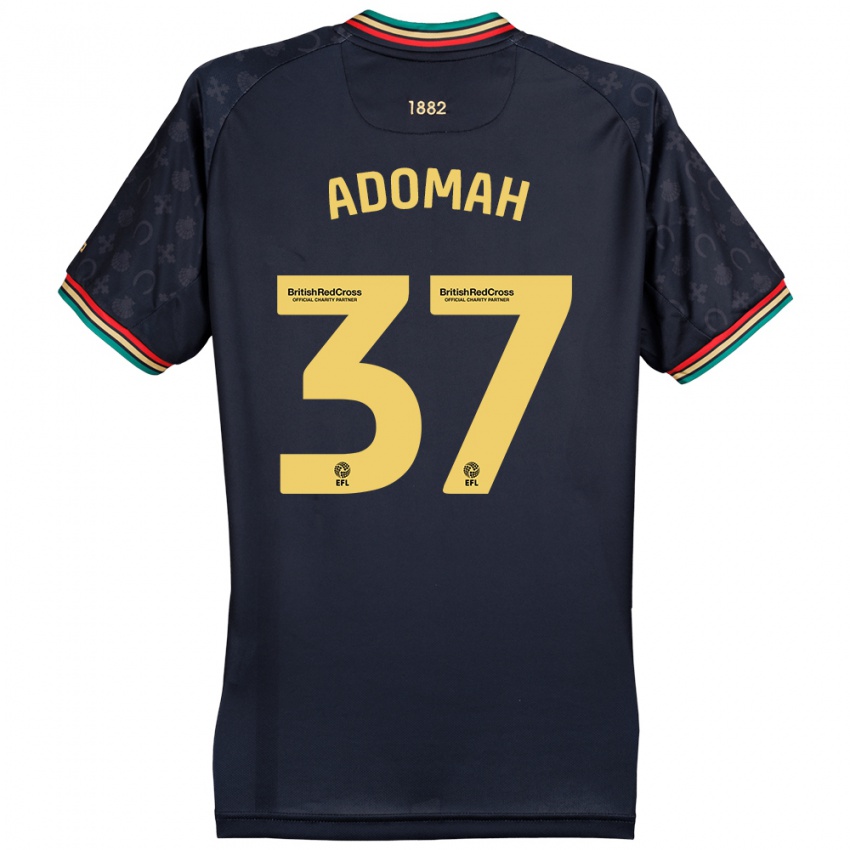 Kinderen Albert Adomah #37 Donker Marineblauw Uitshirt Uittenue 2024/25 T-Shirt België