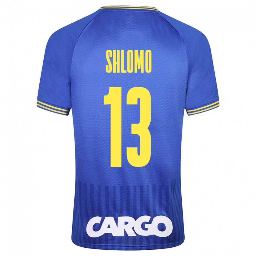 Kinderen Raz Shlomo #13 Wit Uitshirt Uittenue 2024/25 T-Shirt België