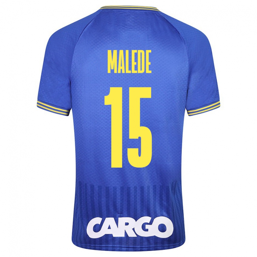 Kinderen Yonas Malede #15 Wit Uitshirt Uittenue 2024/25 T-Shirt België