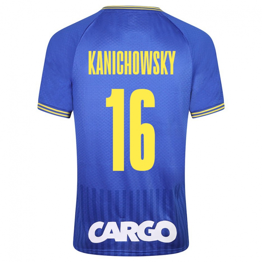 Enfant Maillot Gabi Kanichowsky #16 Blanc Tenues Extérieur 2024/25 T-Shirt Belgique