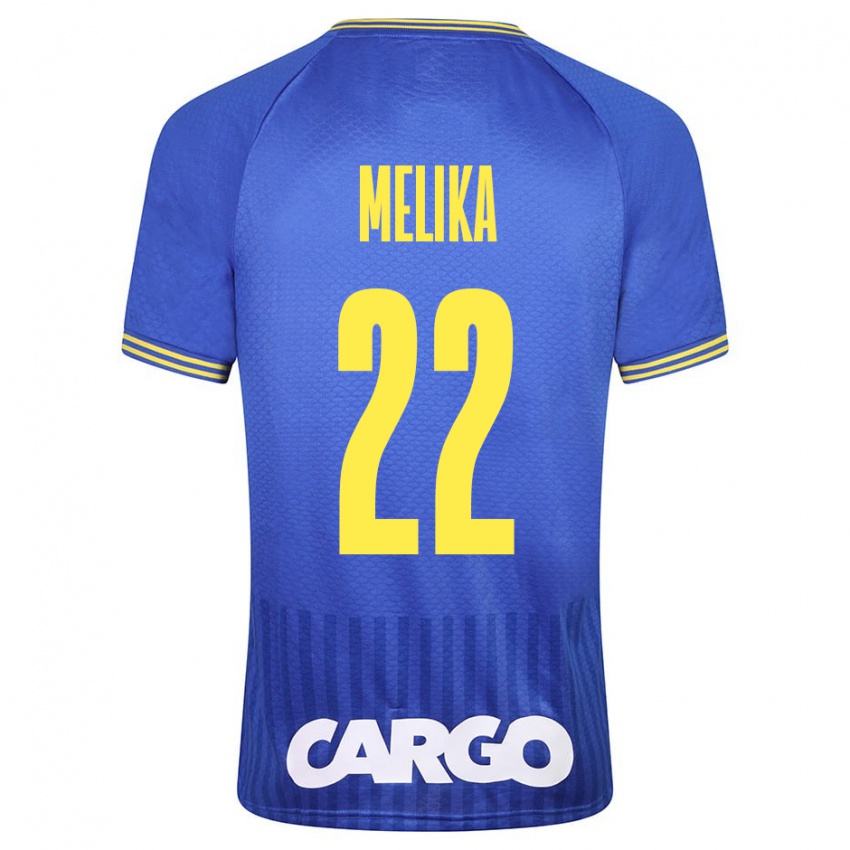 Kinderen Ofek Melika #22 Wit Uitshirt Uittenue 2024/25 T-Shirt België