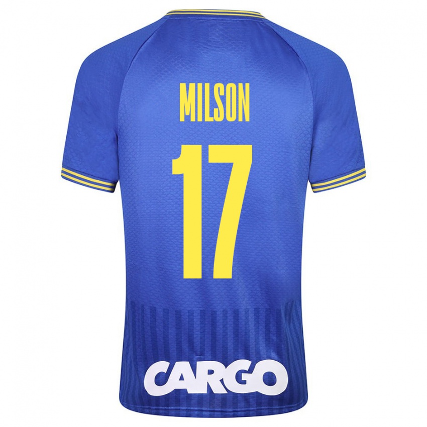 Kinderen Milson #17 Wit Uitshirt Uittenue 2024/25 T-Shirt België