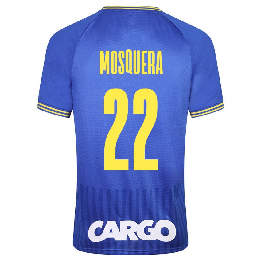 Kinderen Orlando Mosquera #22 Wit Uitshirt Uittenue 2024/25 T-Shirt België