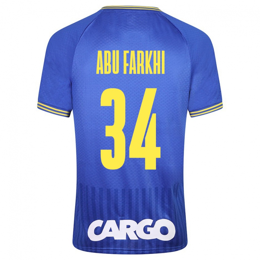 Kinder Sayed Abu Farkhi #34 Weiß Auswärtstrikot Trikot 2024/25 T-Shirt Belgien