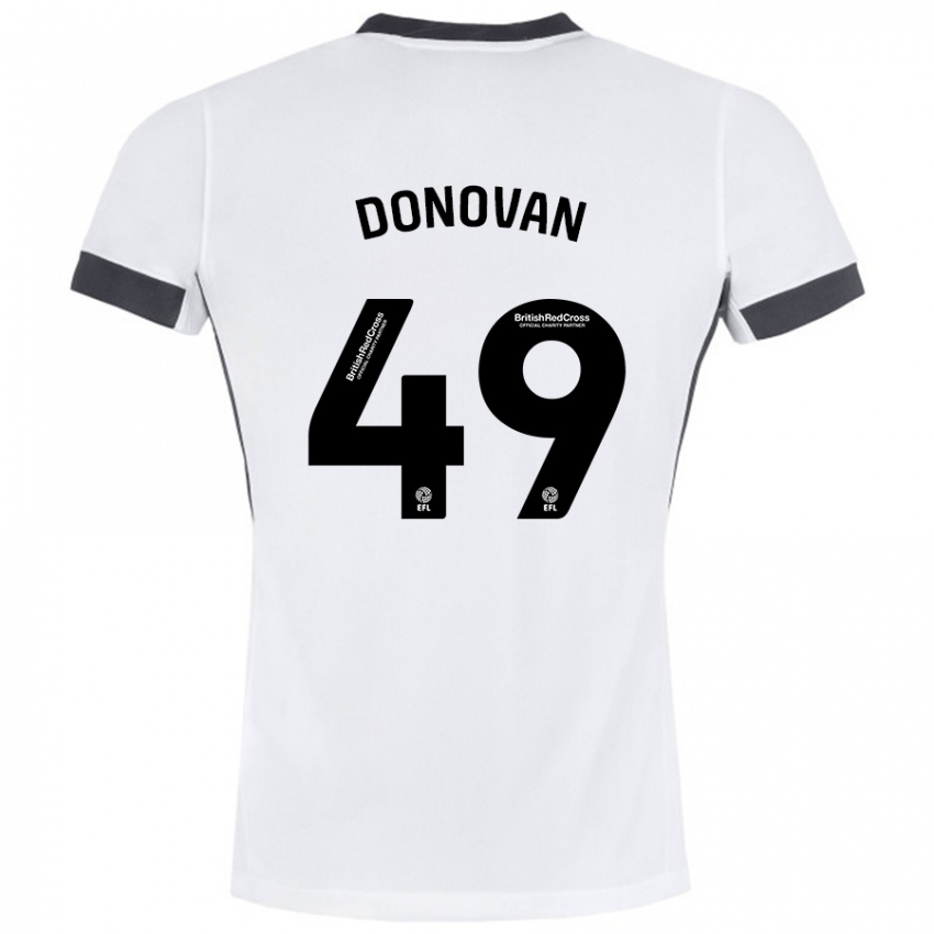 Kinderen Romelle Donovan #49 Wit Zwart Uitshirt Uittenue 2024/25 T-Shirt België