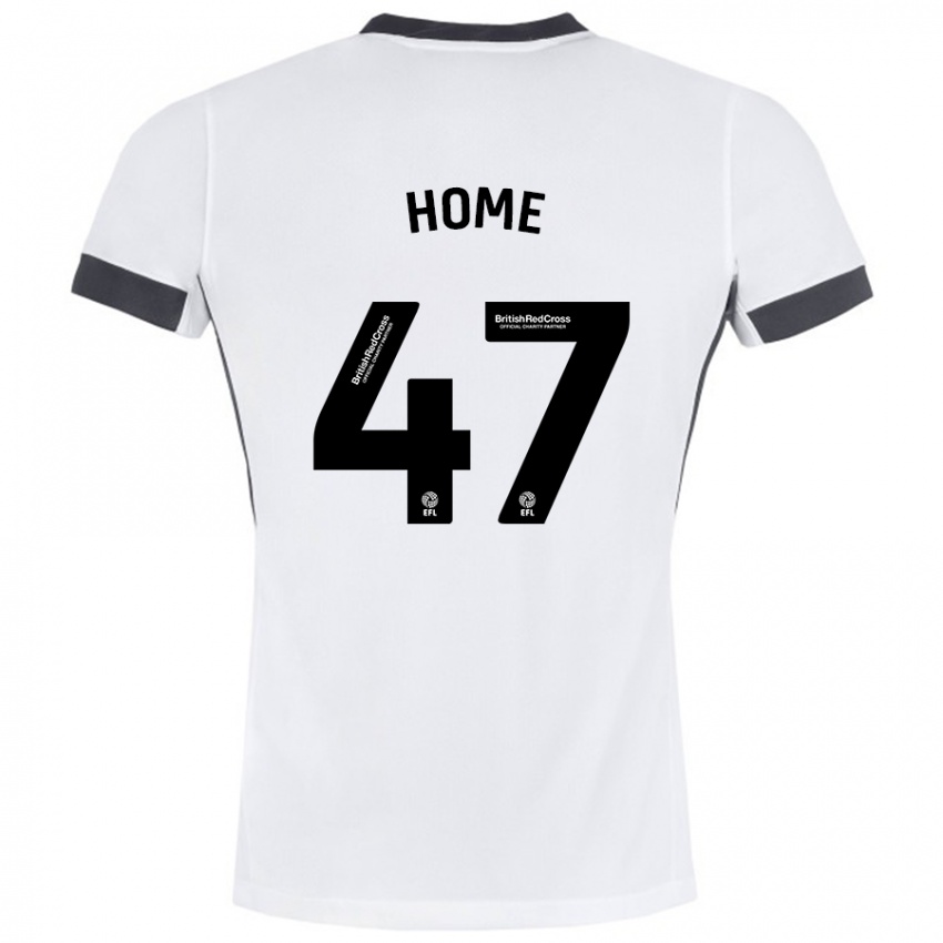 Kinderen Josh Home #47 Wit Zwart Uitshirt Uittenue 2024/25 T-Shirt België