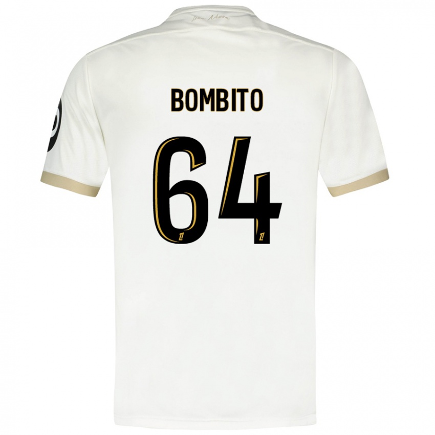 Kinderen Moïse Bombito #64 Wit Goud Uitshirt Uittenue 2024/25 T-Shirt België