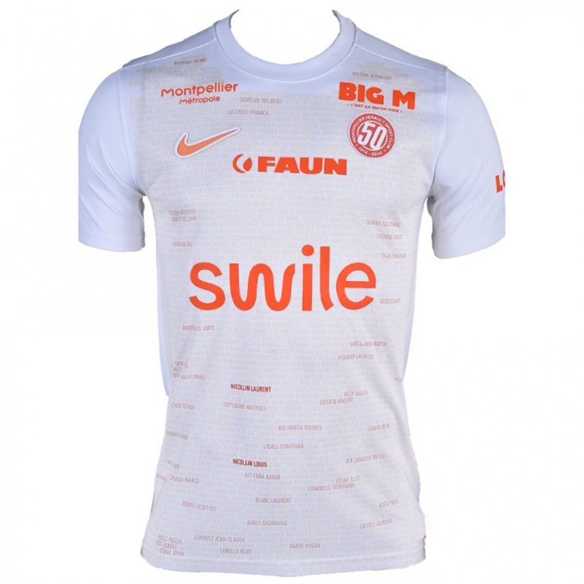 Kinderen Cyrielle Blanc #15 Wit Uitshirt Uittenue 2024/25 T-Shirt België