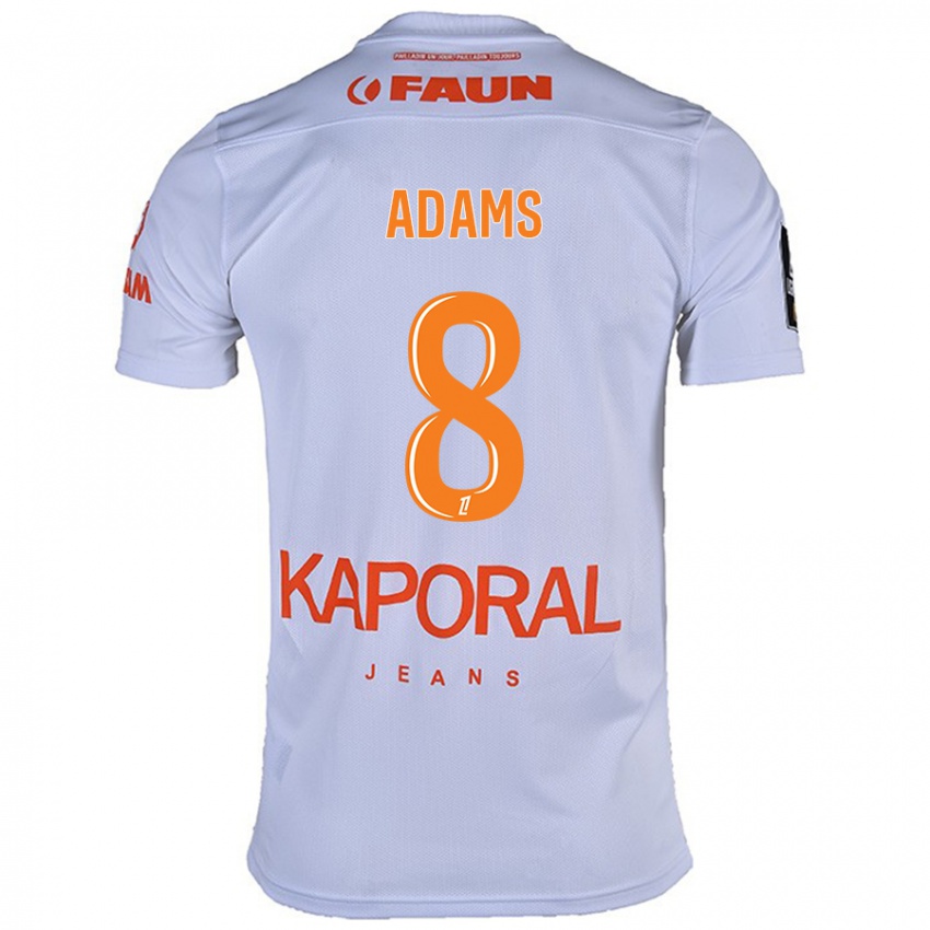 Kinderen Akor Adams #8 Wit Uitshirt Uittenue 2024/25 T-Shirt België