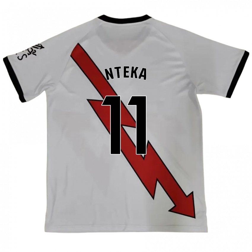 Kinderen Randy Nteka #11 Rood Uitshirt Uittenue 2024/25 T-Shirt België