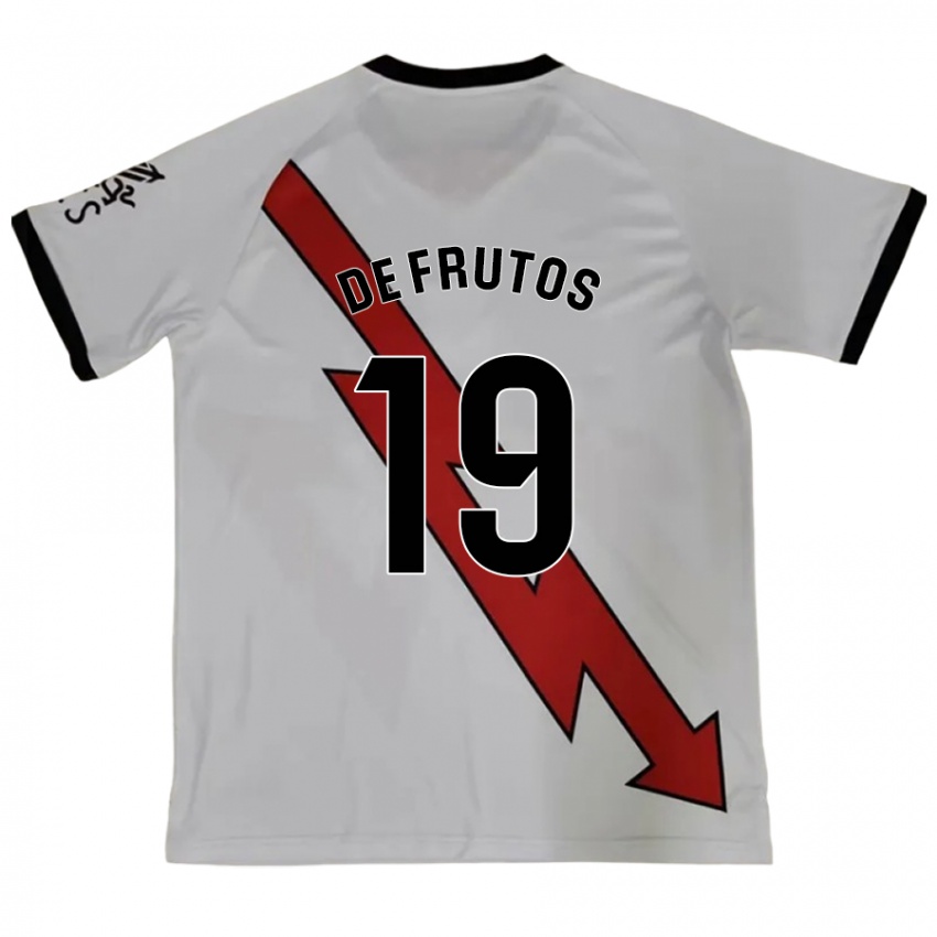 Enfant Maillot Jorge De Frutos #19 Rouge Tenues Extérieur 2024/25 T-Shirt Belgique