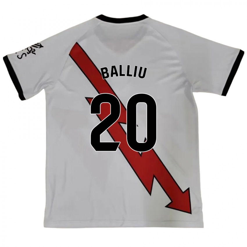 Kinderen Iván Balliu #20 Rood Uitshirt Uittenue 2024/25 T-Shirt België