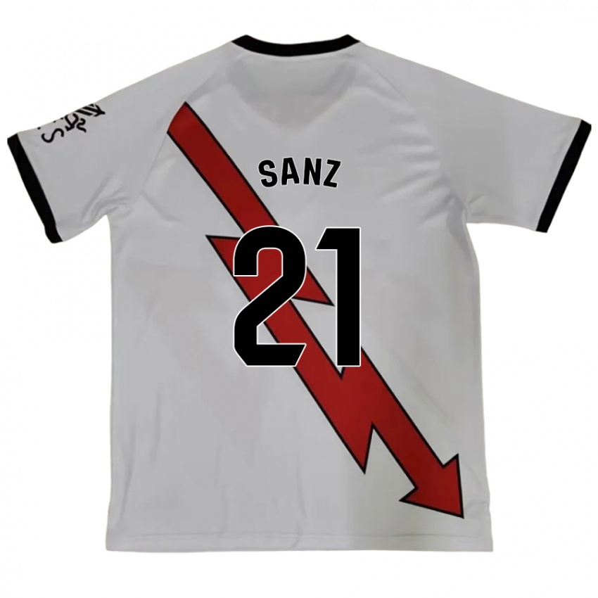 Kinderen Luismi Sanz #21 Rood Uitshirt Uittenue 2024/25 T-Shirt België