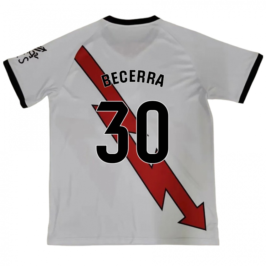 Kinderen Samuel Becerra #30 Rood Uitshirt Uittenue 2024/25 T-Shirt België