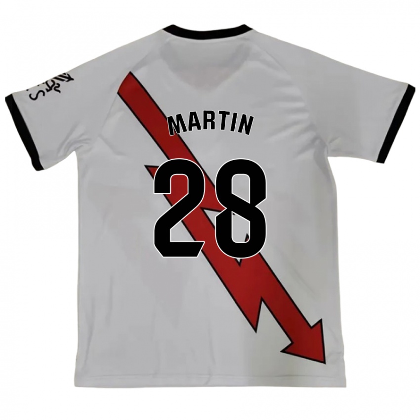 Kinder Pablo Martín #28 Rot Auswärtstrikot Trikot 2024/25 T-Shirt Belgien