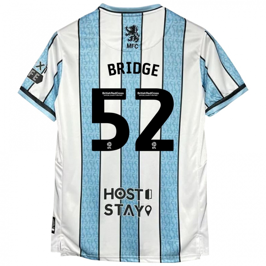 Kinderen Aj Bridge #52 Witblauw Uitshirt Uittenue 2024/25 T-Shirt België