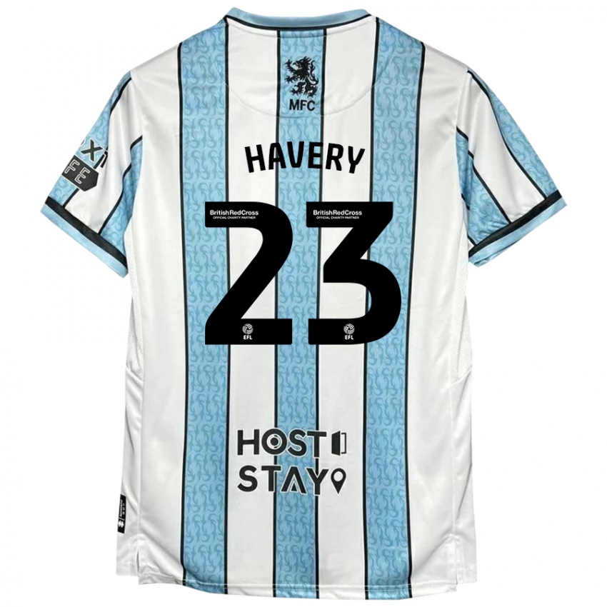 Kinderen Nicole Havery #23 Witblauw Uitshirt Uittenue 2024/25 T-Shirt België