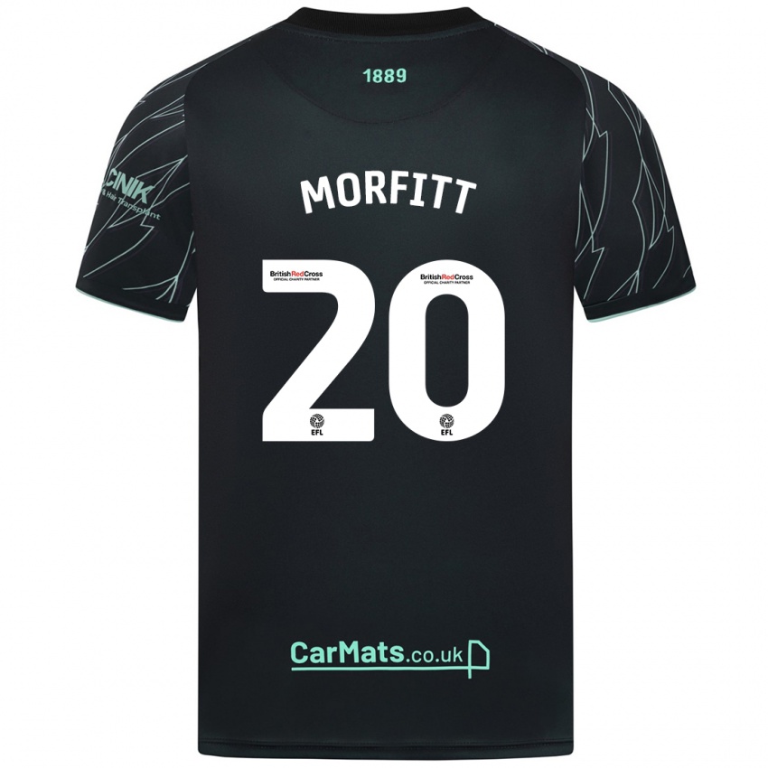 Kinderen Izzy Morfitt #20 Zwart Groen Uitshirt Uittenue 2024/25 T-Shirt België