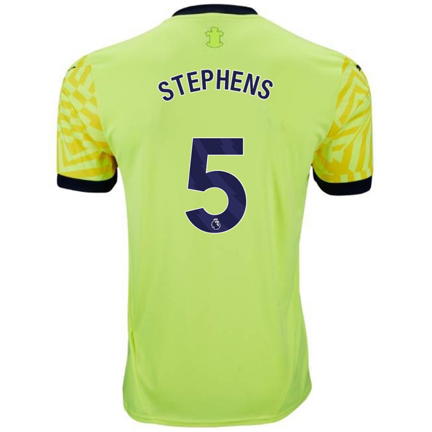 Kinderen Jack Stephens #5 Geel Uitshirt Uittenue 2024/25 T-Shirt België