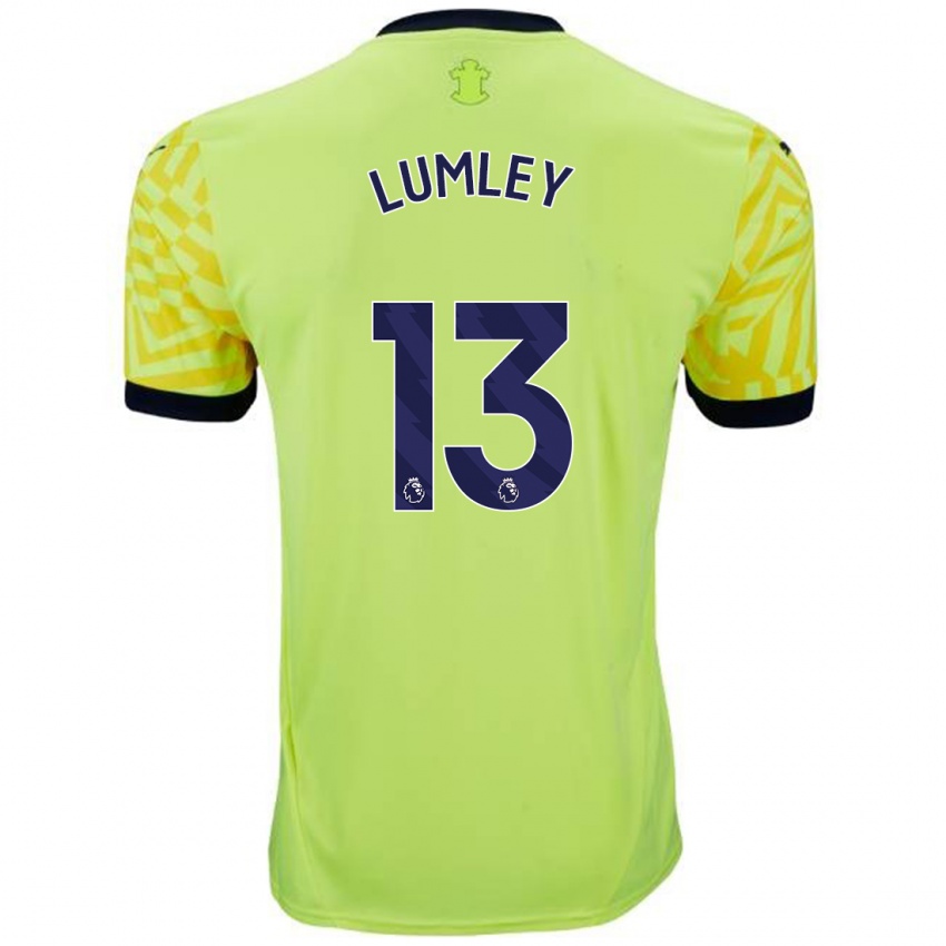 Enfant Maillot Joe Lumley #13 Jaune Tenues Extérieur 2024/25 T-Shirt Belgique