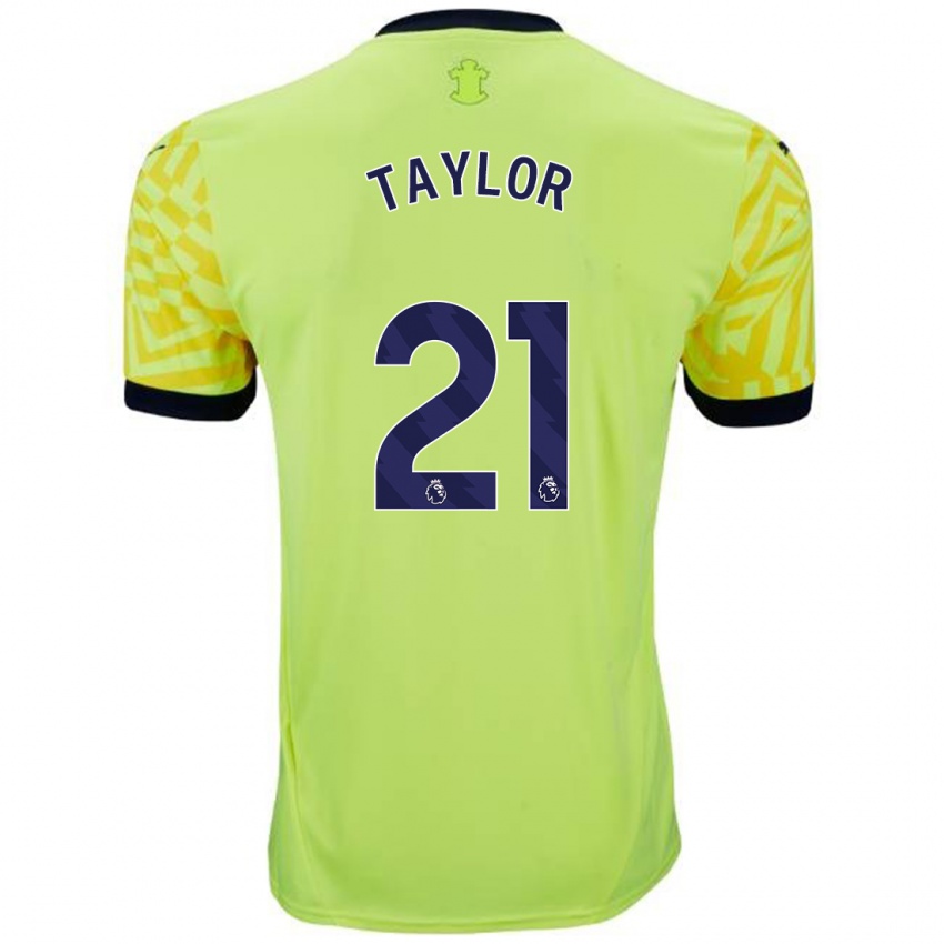 Enfant Maillot Charlie Taylor #21 Jaune Tenues Extérieur 2024/25 T-Shirt Belgique