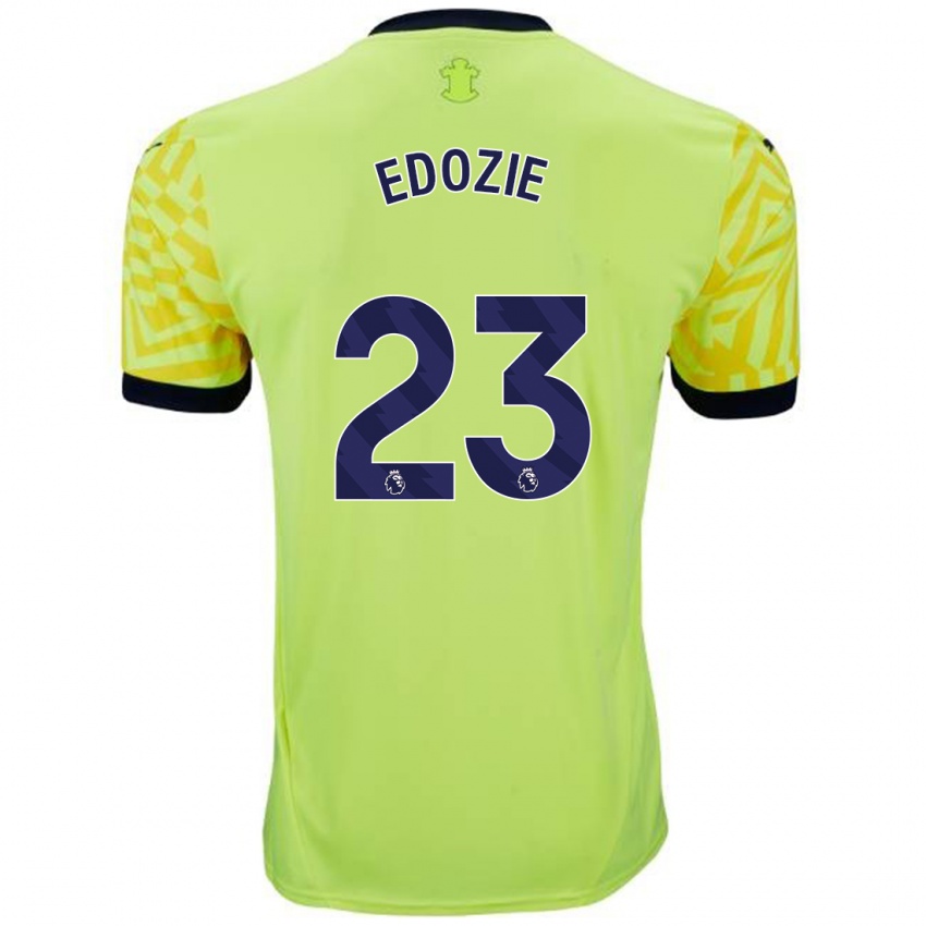 Kinderen Samuel Edozie #23 Geel Uitshirt Uittenue 2024/25 T-Shirt België