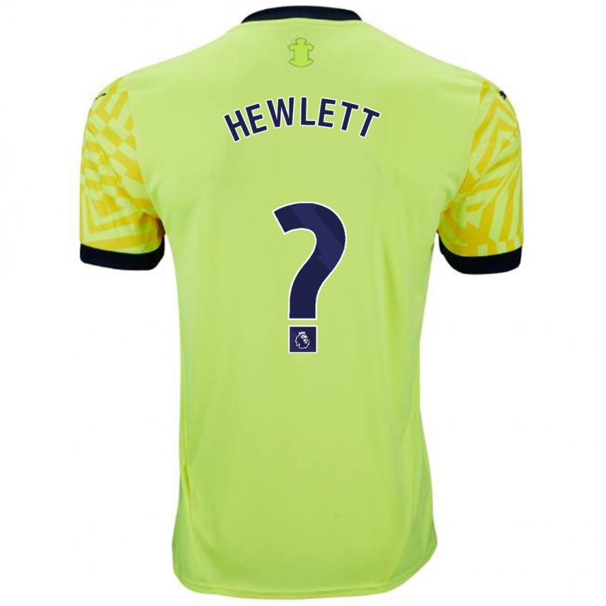 Kinderen Jem Hewlett #0 Geel Uitshirt Uittenue 2024/25 T-Shirt België