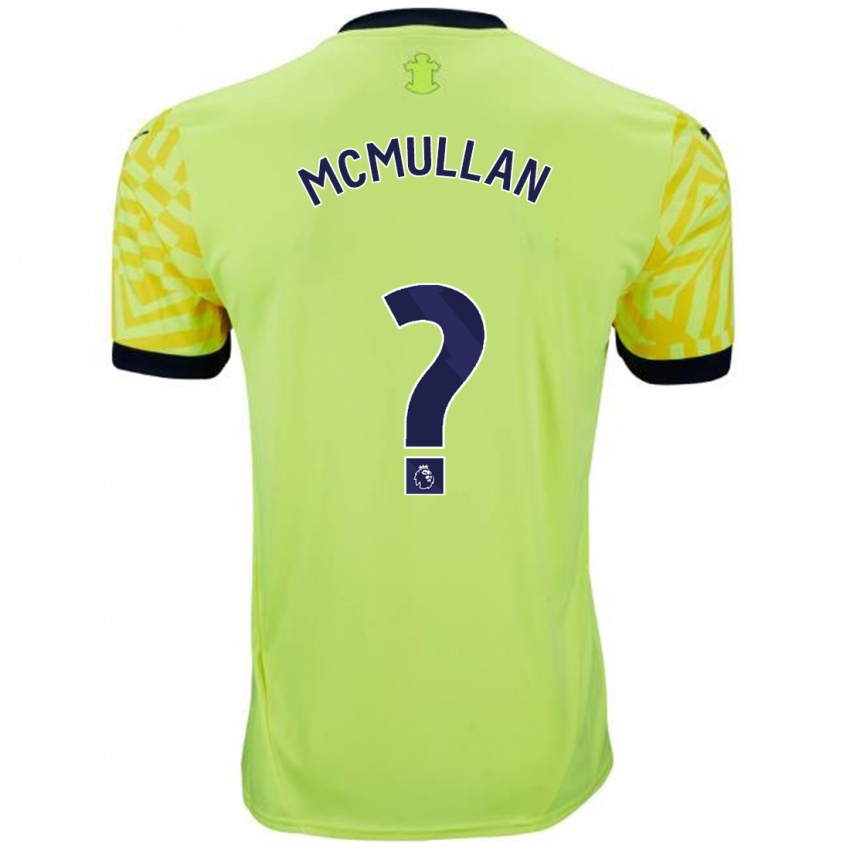 Enfant Maillot Korban Mcmullan #0 Jaune Tenues Extérieur 2024/25 T-Shirt Belgique