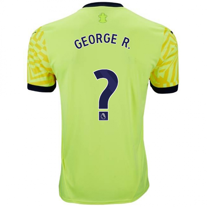 Enfant Maillot George Robinson #0 Jaune Tenues Extérieur 2024/25 T-Shirt Belgique