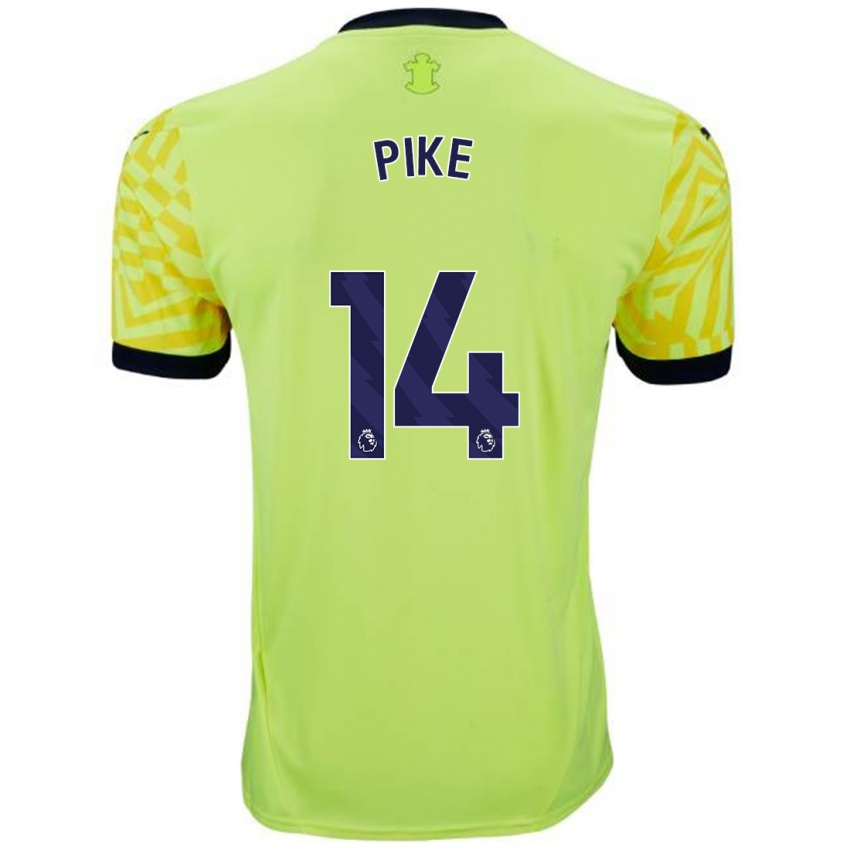 Enfant Maillot Molly Pike #14 Jaune Tenues Extérieur 2024/25 T-Shirt Belgique