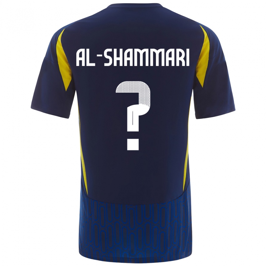 Kinder Mansour Al-Shammari #0 Blau Gelb Auswärtstrikot Trikot 2024/25 T-Shirt Belgien