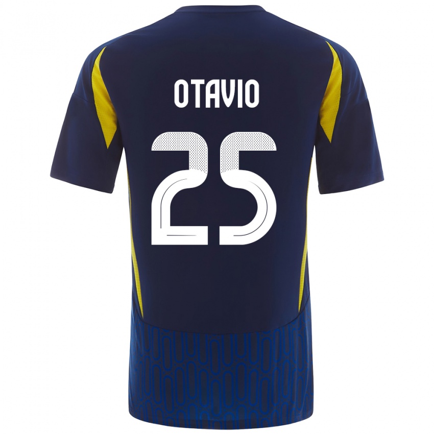 Kinderen Otavio #25 Blauw Geel Uitshirt Uittenue 2024/25 T-Shirt België