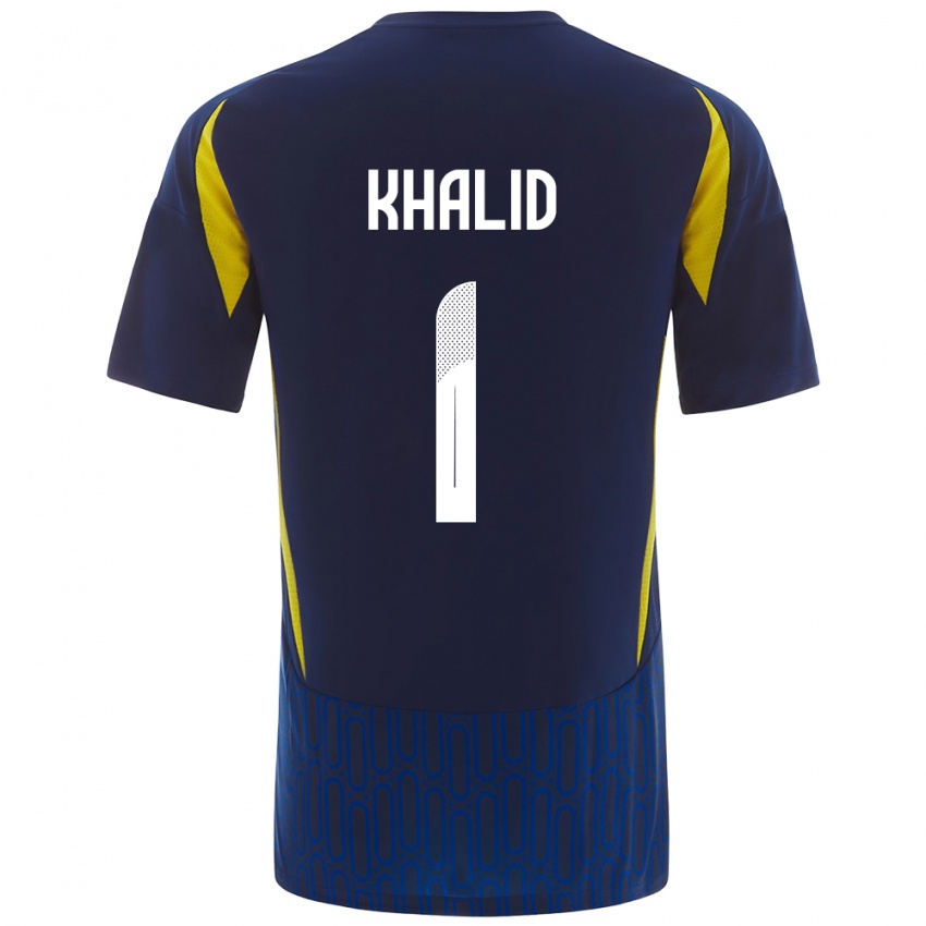 Kinderen Sara Khalid #1 Blauw Geel Uitshirt Uittenue 2024/25 T-Shirt België