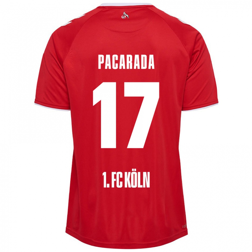 Enfant Maillot Leart Paçarada #17 Rouge Blanc Tenues Extérieur 2024/25 T-Shirt Belgique