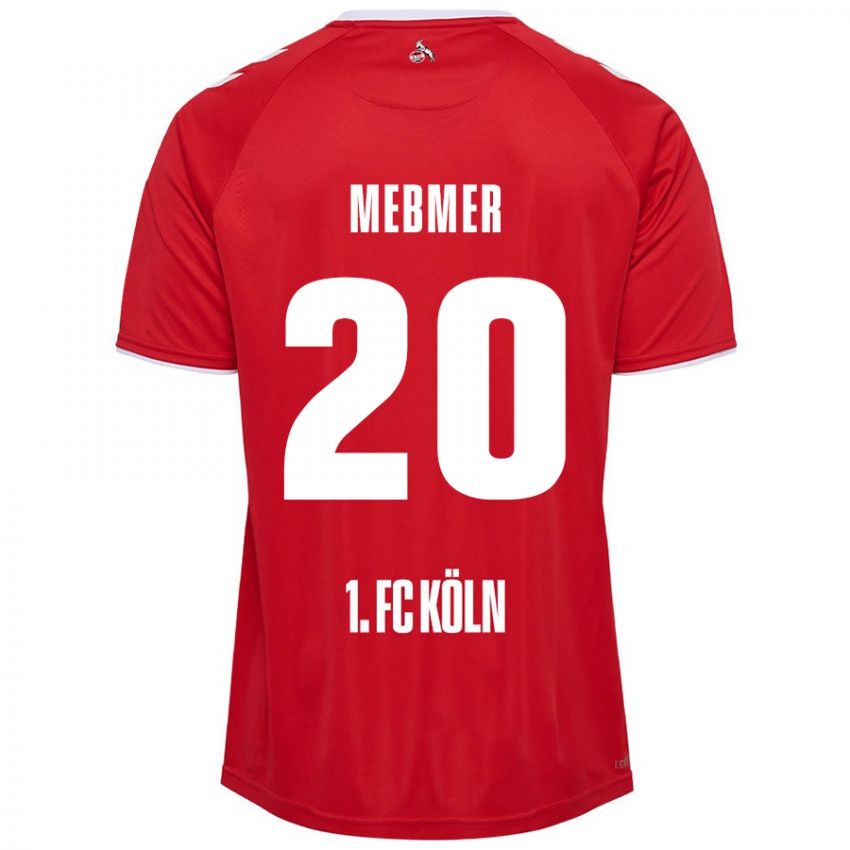 Enfant Maillot Meike Meßmer #20 Rouge Blanc Tenues Extérieur 2024/25 T-Shirt Belgique