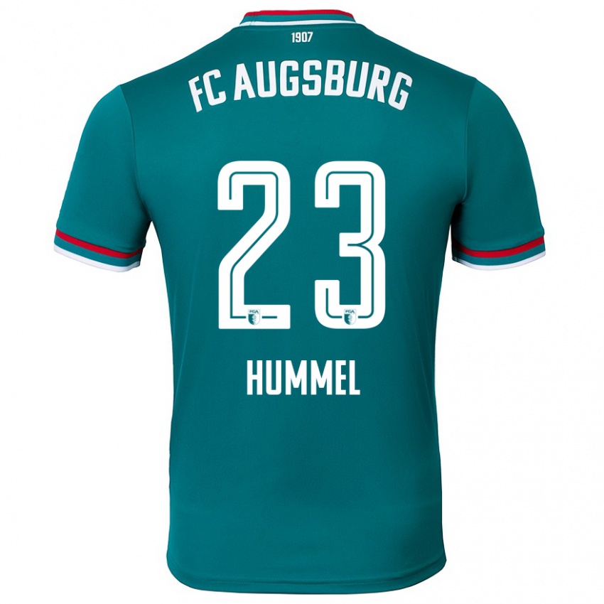 Enfant Maillot Niklas Hummel #23 Vert Foncé Tenues Extérieur 2024/25 T-Shirt Belgique