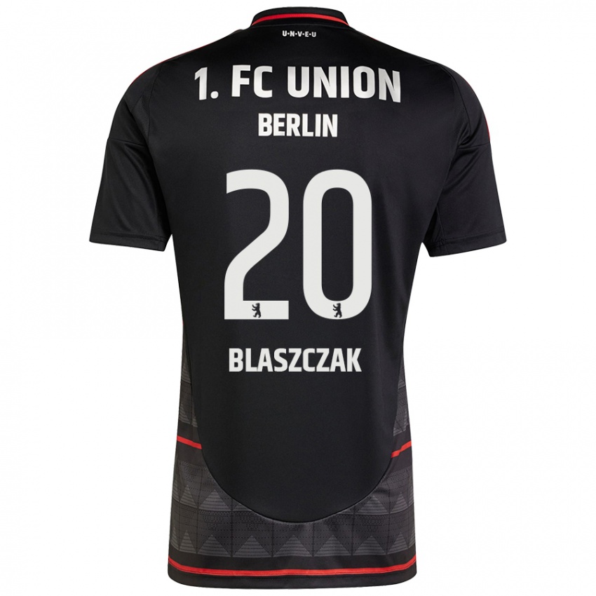 Kinder Tim Blaszczak #20 Schwarz Auswärtstrikot Trikot 2024/25 T-Shirt Belgien