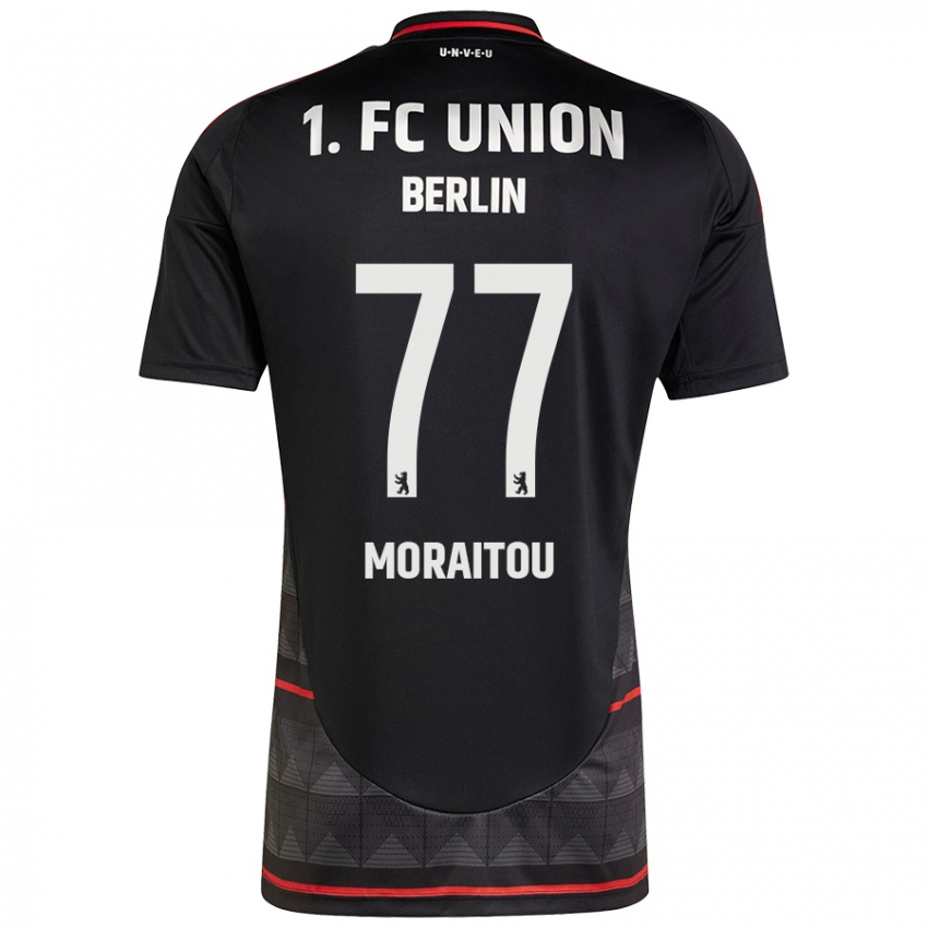 Kinder Athanasia Moraitou #77 Schwarz Auswärtstrikot Trikot 2024/25 T-Shirt Belgien