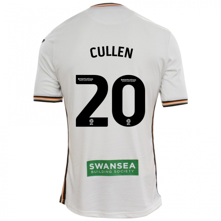 Heren Liam Cullen #20 Wit Thuisshirt Thuistenue 2024/25 T-Shirt België