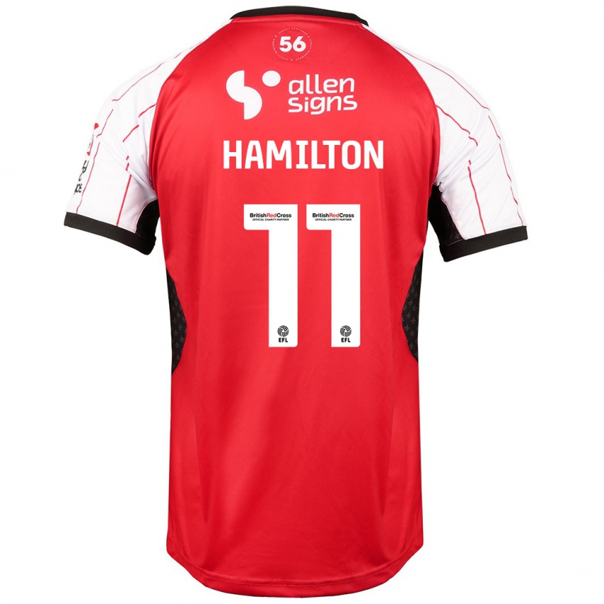 Heren Ethan Hamilton #11 Wit Thuisshirt Thuistenue 2024/25 T-Shirt België