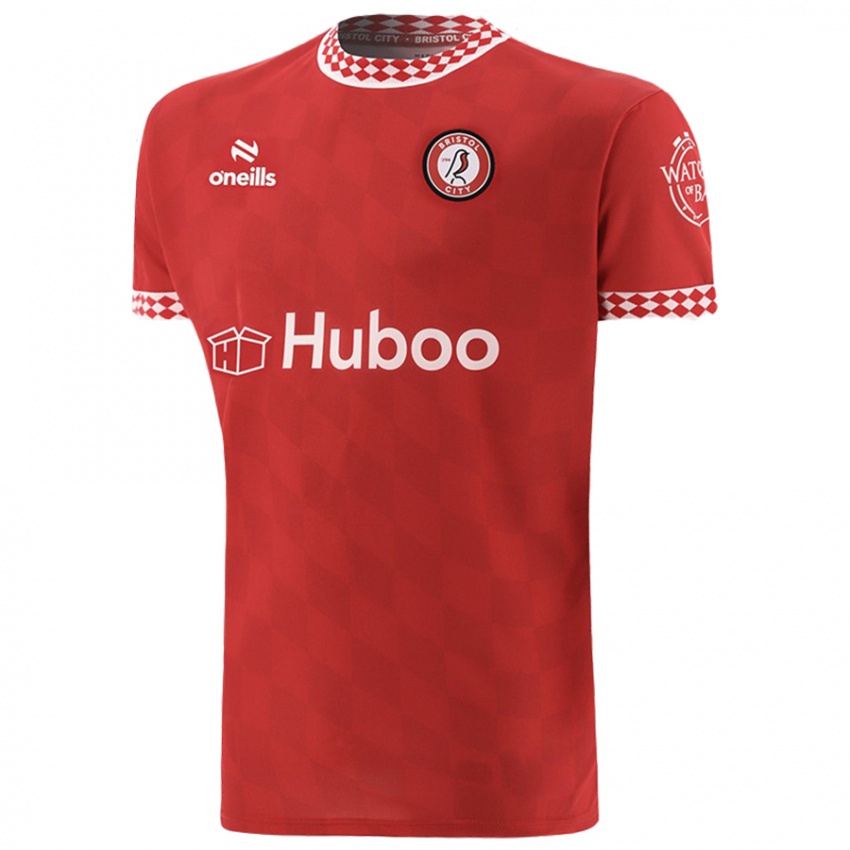 Heren Olly Thomas #0 Rood Thuisshirt Thuistenue 2024/25 T-Shirt België