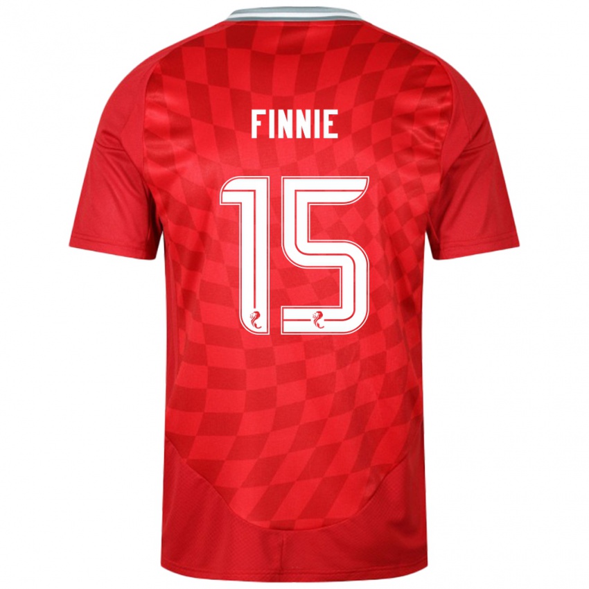 Heren Maddison Finnie #15 Rood Thuisshirt Thuistenue 2024/25 T-Shirt België