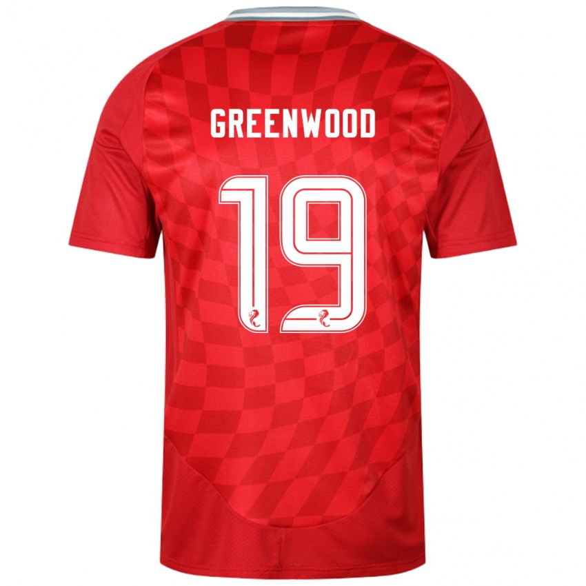 Heren Brodie Greenwood #19 Rood Thuisshirt Thuistenue 2024/25 T-Shirt België