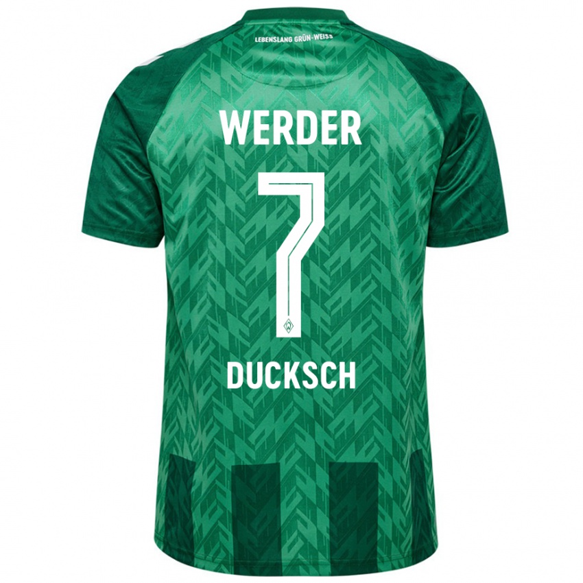 Heren Marvin Ducksch #7 Groen Thuisshirt Thuistenue 2024/25 T-Shirt België