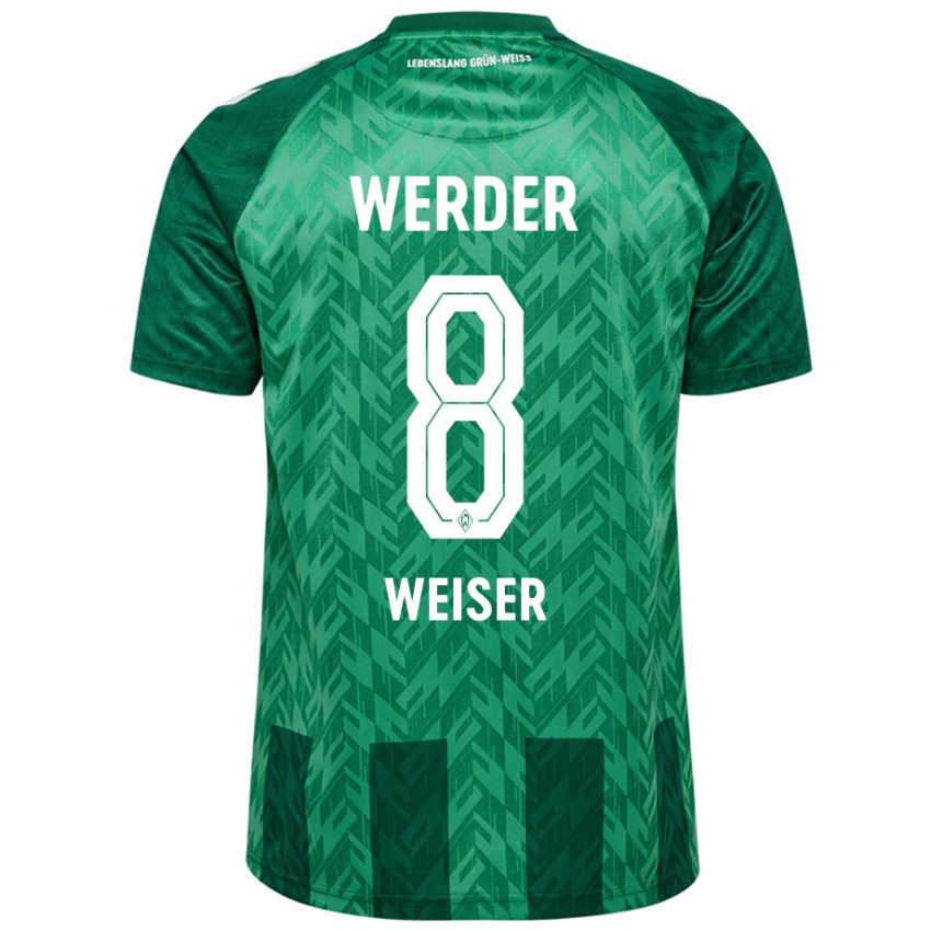 Heren Mitchell Weiser #8 Groen Thuisshirt Thuistenue 2024/25 T-Shirt België