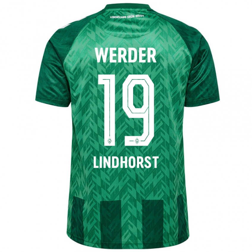 Heren Jerrit Lindhorst #19 Groen Thuisshirt Thuistenue 2024/25 T-Shirt België